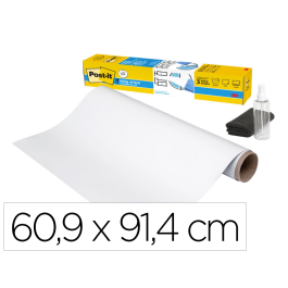 Pizarra Blanca Post-It Rollo Adhesivo 60,9X91,4 Cm Para Escribir