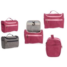 Neceser Viaje Portatil Surt Gris Rosa Berilo 14X18CM (8 Unidades) Precio: 39.69000013. SKU: B1F8XJW6A2