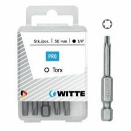 Juego de puntas WITTE Torx TX 25 5 Unidades Juego de puntas WITTE Torx TX 25 5 Unidades