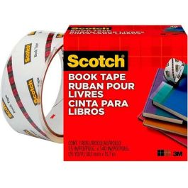 Cinta Adhesiva Scotch 38,1 mm x 13,7 m Transparente Polipropileno (12 Unidades)