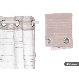 Giftdecor Cortina Gris con Rayas Horizontales, 140x260 cm, 100% Poliéster (6 Unidades) Precio: 40.98999993. SKU: B1JJZA73CF