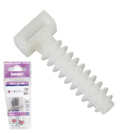 INDEX | Taco de Fijación y Anclaje | Tipo Brida | Color Natural | Diámetro 8mm | Ideal para Cables y Tubos | Blister de 4 Unidades Precio: 1.5900005. SKU: B16QRSG87A