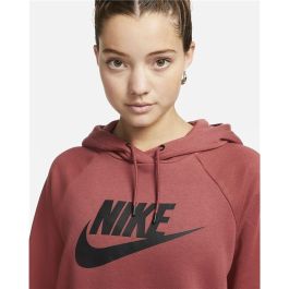 Sudadera con Capucha Mujer Nike Essential Rojo Carmesí