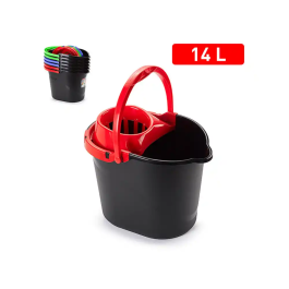 Plasticforte Cubo Fregona New Black Clean 14L Negro Precio: 5.59000035. SKU: B1BVQASN43