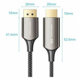 Cable Conversor Vention HFPBAC/ DisplayPort Macho - HDMI Macho/ 1.8m/ Negro Cable Conversor Vention HFPBAC/ DisplayPort Macho - HDMI Macho/ 1.8m/ Negro