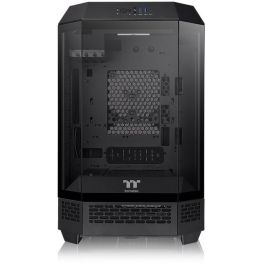 Thermaltake The Tower 300 Micro Torre PC Negra para Placas Base micro ATX/Mini-ITX con Ventana de Cristal Templado