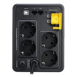 APC BX950MI-GR UPS Línea Interactiva 0.95kVA 520W 4 Salidas AC Tipo F, Negro APC BX950MI-GR UPS Línea Interactiva 0.95kVA 520W 4 Salidas AC Tipo F, Negro