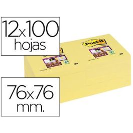 Bloc De Notas Adhesivas Quita Y Pon Post-It Super Sticky 76x76 mm Con 12 Bloc Amarillo Canario Precio: 18.49999976. SKU: B1ASWLLAYV