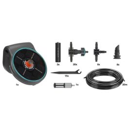 Gardena AquaBloom Kit Riego Automático Solar para 20 Plantas, Ahorro Agua, sin Grifo ni Electricidad, Unidad 3 en 1 con Bomba Goteo Gardena AquaBloom Kit Riego Automático Solar para 20 Plantas, Ahorro Agua, sin Grifo ni Electricidad, Unidad 3 en 1 con Bomba Goteo