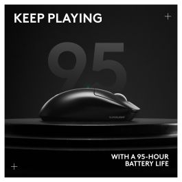 Logitech G Pro Ratón Inalámbrico Gaming con Sensor HERO y Tecnología LIGHTSPEED Negro