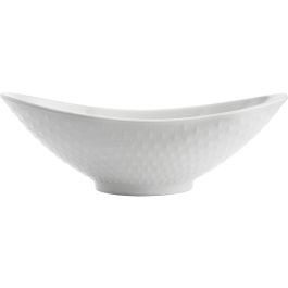 Quid Fuente Porcelana Gastro Blanca 21,5x12,5x7 cm, 6 Piezas, Acabado Brillo, Apta para Lavavajillas y Microondas Precio: 31.50000018. SKU: S2705401
