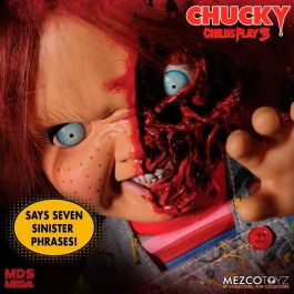 MEZCO TOYZ Chucky Figura El Muñeco Diabólico 3 Cara Pizza Parlante 38cm Articulado Inglés Precio: 116.50000032. SKU: B16ZLBKJV4