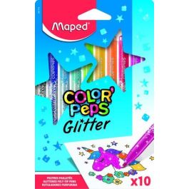 Rotulador Fibra Maped Color´Peps Glitter Blister De 10 Precio: 5.68999959. SKU: B124DMLLCK