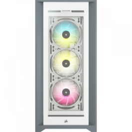 Corsair Caja PC iCUE 5000X RGB Vidrio Templado Torre Media ATX Blanca CC-9011213-WW