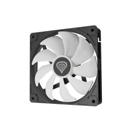 GENESIS Oxal 120 ARGB Ventilador Carcasa PC 12 cm, 1450 RPM, 22.1 dB, Cojinete de Casquillo, Negro