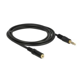 DeLOCK Cable de Extensión Audio 3.5mm Macho a Hembra de 2 Metros, Referencia 83766