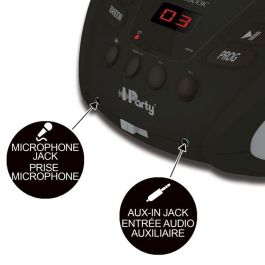 LEXIBOOK - Reproductor de CD iParty Bluetooth Light - USB LEXIBOOK - Reproductor de CD iParty Bluetooth Light - USB