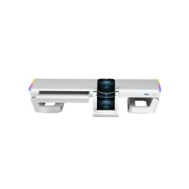 Mars Gaming Mgsone Soporte de Sobremesa para Monitor con RGB Chroma, Ajustable, USB 2.0, Soporta hasta 30kg