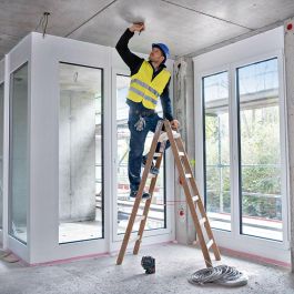 Bosch GCL 2-50 G + RM 10 Láser combinado de líneas y puntos de plomada verdes, alta visibilidad, protección IP64, 15 m de alcance para líneas
