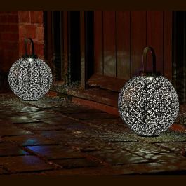 Smart Garden SMA5050642006880 Linterna Solar Damaskus de Metal Calado