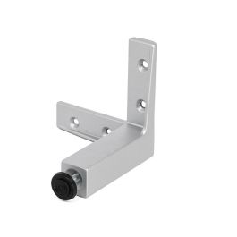 MAFOS Pata Metálica Zamak Quadro Acabado Gris Ral Altura H140
