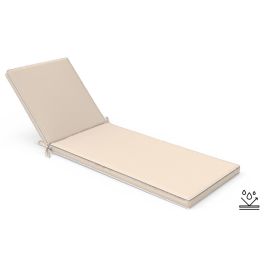 DKD Home Decor Cojin Tumbona Terraza Jardin Beige Blanco 190x60x5 cm Repelente Agua Precio: 60.5. SKU: B158HHCWVN