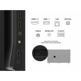 TCL 43T69C TCL5901292528812 Televisor QLED 43 pulgadas (109 cm) 4K UHD 3840x2160 HDR10+ Android TV 3xHDMI 2.1 Wi-Fi