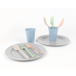 Set de 10 piezas para picnic pastel - Inde (24 Unidades) Set de 10 piezas para picnic pastel - Inde (24 Unidades)