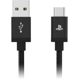 Hori Cable de carga USB-A a USB-C AAAKR14099 para mando DualSense de PS5, 3 m, 5 V/3 A, Negro