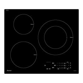 Sauter SPI6300 Placa de inducción 3 zonas 7200W Negra 60x52 cm Revestimiento de vidrio 12 posiciones Teclas sensibles Precio: 357.6899997. SKU: B19CBPLRMG