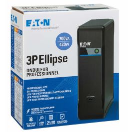 Eaton 3P700UF SAI Ellipse 700VA / 420W para PC Profesional o TPV con Protección contra Sobretensiones