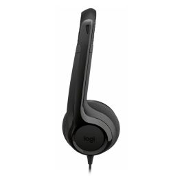 Logitech H390 Auriculares USB-C para PC/Portátil, Micrófono con Supresión de Ruido, Negro, Conexión por Cable