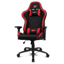 DRIFT DR110BR Silla Gaming Butaca para Jugar Asiento Acolchado Negro, Rojo
