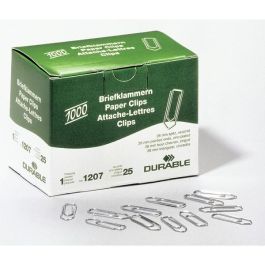 Durable Clips de Papel Galvanizados 26 mm, Caja de 1000 Unidades Precio: 15.88999951. SKU: B1EG87ZM94