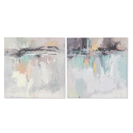 DKD Home Decor Cuadro Moderno Abstracto Lienzo MDF Multicolor 60x60 cm Pack 2 Unidades Diseños Aleatorios Precio: 13.98999943. SKU: B19KES2AGA