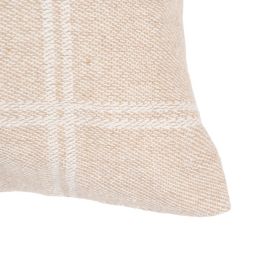 Cojín Cuadros Camel Algodón-Poliéster 70 X 50 cm