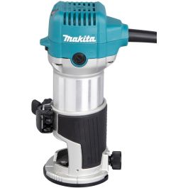 Makita RT0702CX2J Multifunktionsfräse, 34000 RPM, 710W, Velocidad Ajustable