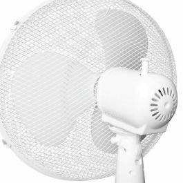 Ventilador de pie OCEANIC - 45W - Diámetro 40 cm - Altura regulable - Oscilación - Blanco