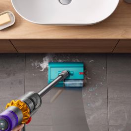 Dyson V15s Detect Submarine: Aspiradora sin cable, húmeda y seca, para una limpieza profunda (Níquel/Azul)
