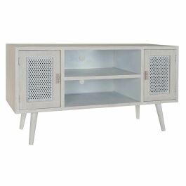 Mueble Tv Moderno DKD Home Decor Blanco 41 x 61 x 110 cm