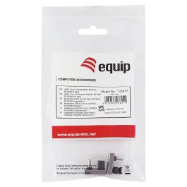 EQUIP Adaptador USB 4.0 a USB-C 40Gbps, 240W PD, Negro Gris (Pack 2)