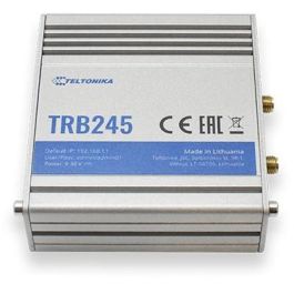 Teltonika TRB245 Industrial Dual SIM LTE Gateway Router con Puertos RS-232/485, Ethernet LAN y Soporte DMZ - Gris