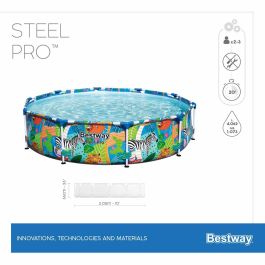 Piscina elevada BESTWAY Steel Pro  - 305 x 66 cm