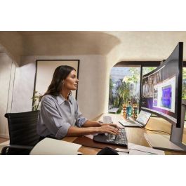 HP 734pm Monitor de Videoconferencia Series 7 Pro WQHD de 34 pulgadas Ultrapanorámico con IA y Thunderbolt 4