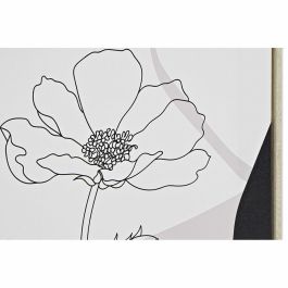 Cuadro Scandi DKD Home Decor Beige Negro 2.5 x 50 x 40 cm (4 Unidades) Cuadro Scandi DKD Home Decor Beige Negro 2.5 x 50 x 40 cm (4 Unidades)