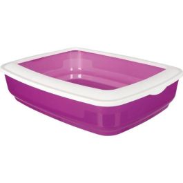 Trixie Cisco Arenero con Bordes para Gato de Plástico - 38x11x50 cm - Varios Colores
