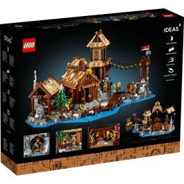 LEGO Ideas 21343 Poblado Vikingo, Juego de Construcción para Adultos con 2103 Piezas, Maqueta para Construir, Modelo para Decoración