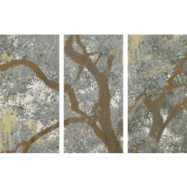 DKD Home Decor Cuadro Cottage con Árbol Multicolor, Set de 3 Lienzo y MDF 150x100 cm Precio: 90.68999973. SKU: S3038988