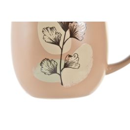 Mug Cottage DKD Home Decor Beige Marron Claro 8.5 x 10 x 13 cm (12 Unidades)