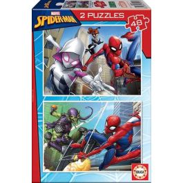 Puzzle 2x48 piezas spiderman Precio: 9.9946. SKU: S4307830